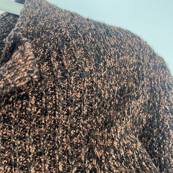 Vintage 90s Grandpa Knit Sweater Toggle Goblin Forest Grunge Brown Black Large - Picture 3 of 8